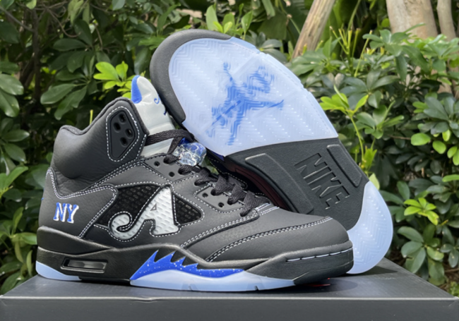 Authentic Awake NY x Air Jordan 5 “Racer Blue”  GS