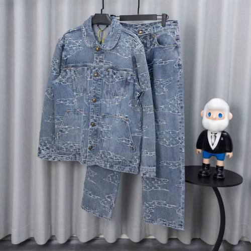 LV long sleeve men suit-704