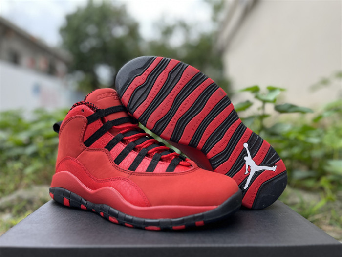 Authentic Air Jordan 10 Red