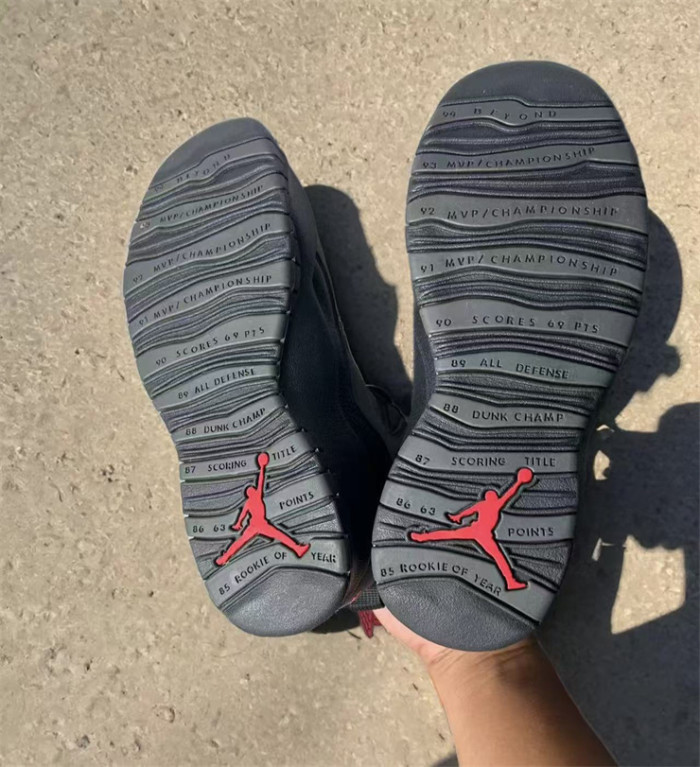 Authentic Air Jordan 10  Shadow