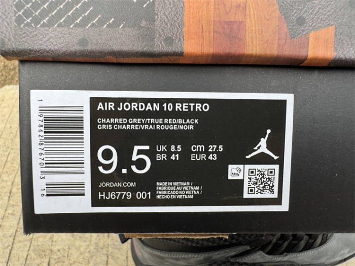 Authentic Air Jordan 10  Shadow