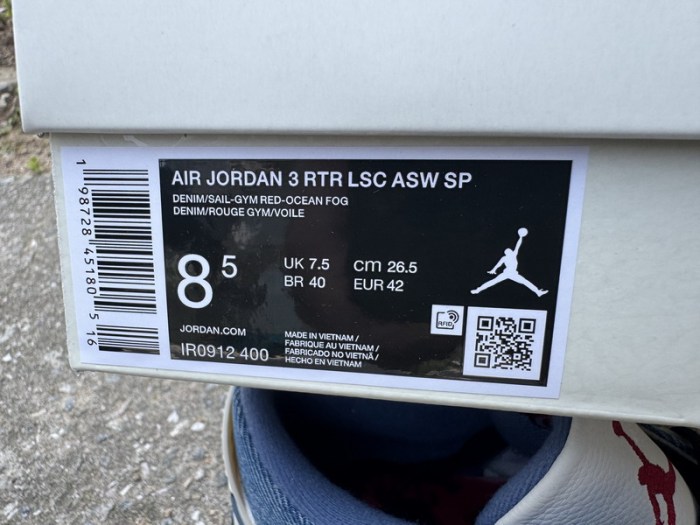 Authentic Air Jordan 3 Retro Levi’s All-Star