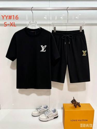 LV short sleeve men suit-347(S-XL)
