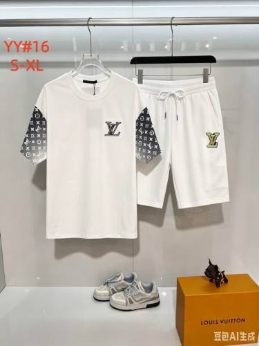 LV short sleeve men suit-351(S-XL)