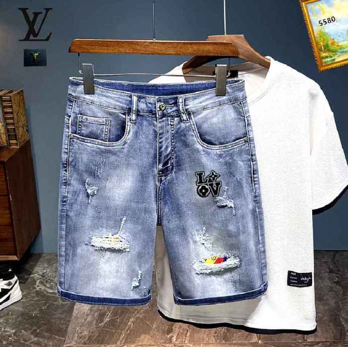 LV men jeans AAA quality-387