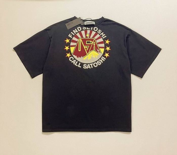 Satoshi t-shirt-046(S-XL)