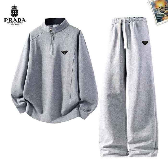 Prada long sleeve men suit-411(M-XXXL)