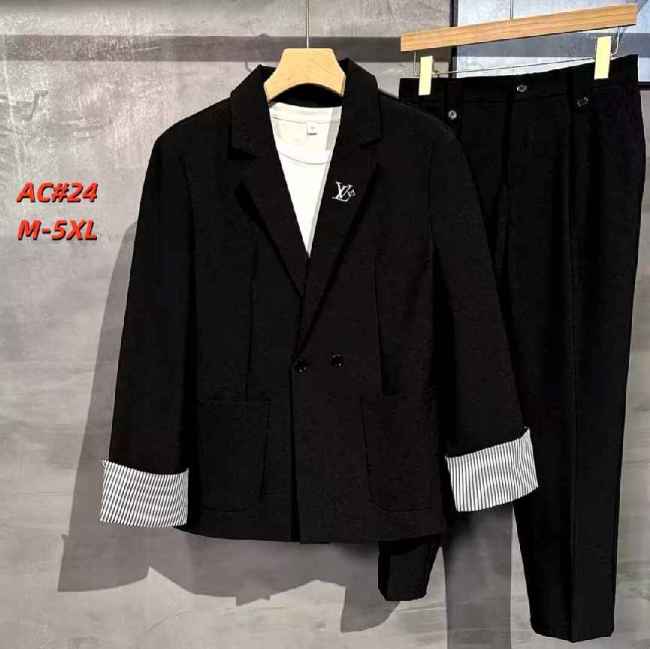 LV long sleeve men suit-813(M-XXXXXL)