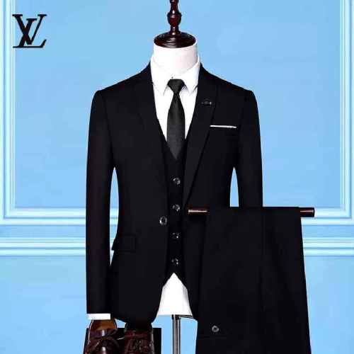 LV long sleeve men suit-834(M-XXXL)