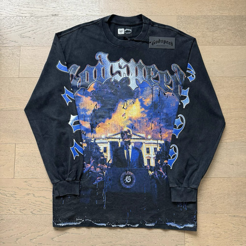 Godspeed Long Sleeve Shirt-046(S-XL)
