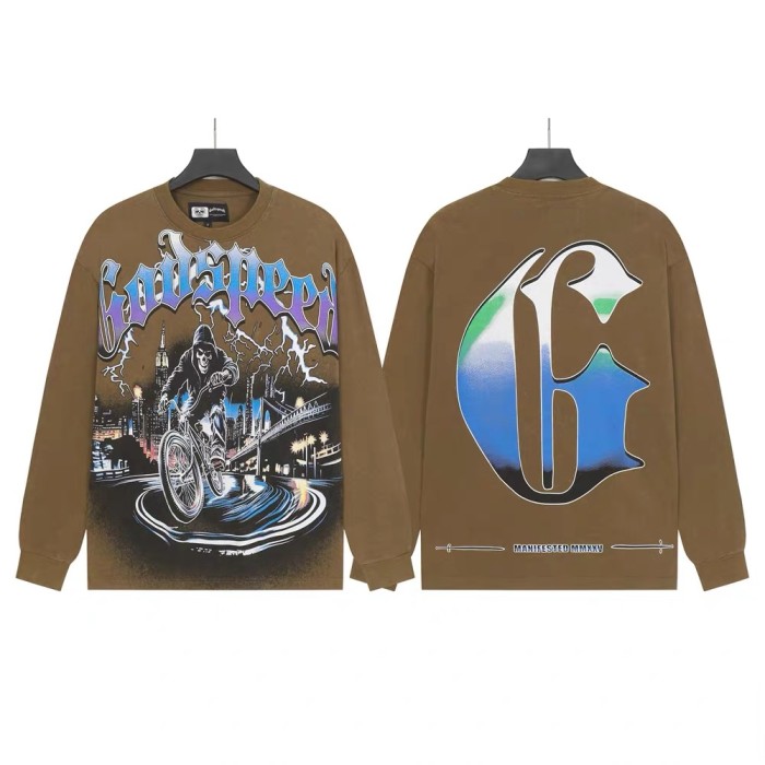 Godspeed Long Sleeve Shirt-012(S-XL)
