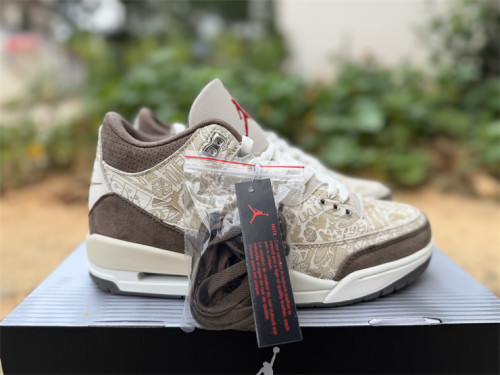 Authentic Air Jordan 3 Retro Laser