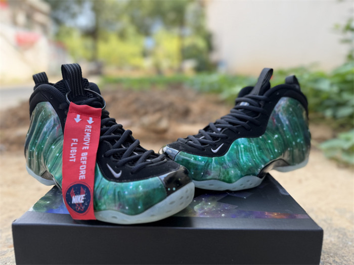 Authentic Nike Air Foamposite One “Galaxy” Green