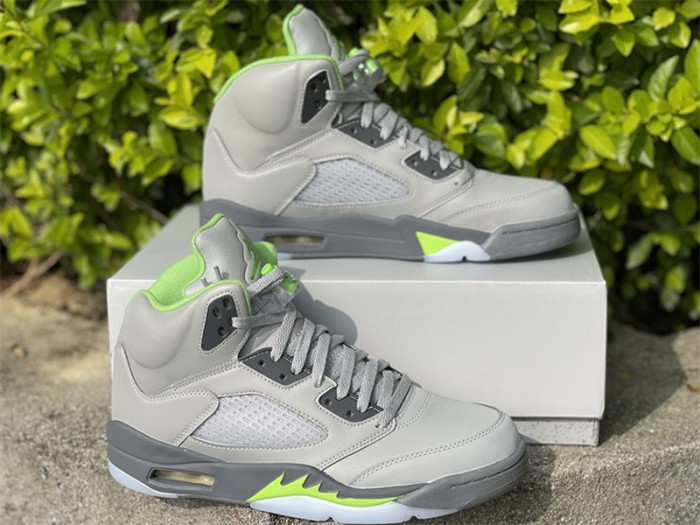 Authentic  Air Jordan 5 “Green Bean”