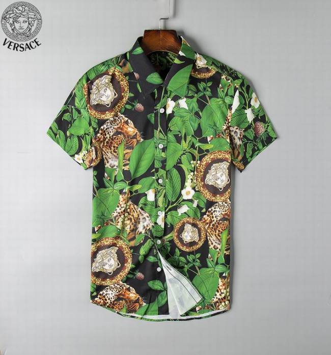 Versace short sleeve shirt men-028(S-XXXL)