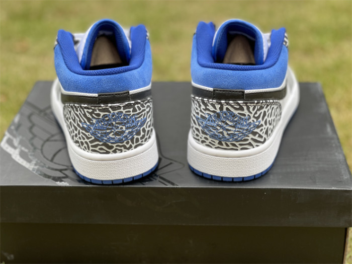 Authentic Air Jordan 1 Low True Blue
