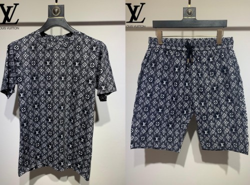 LV short sleeve men suit-136(S-XXL)