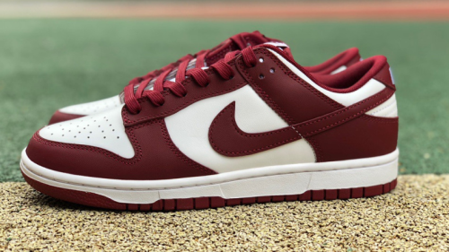 Authentic Nike Dunk Low Retro “Team Red”