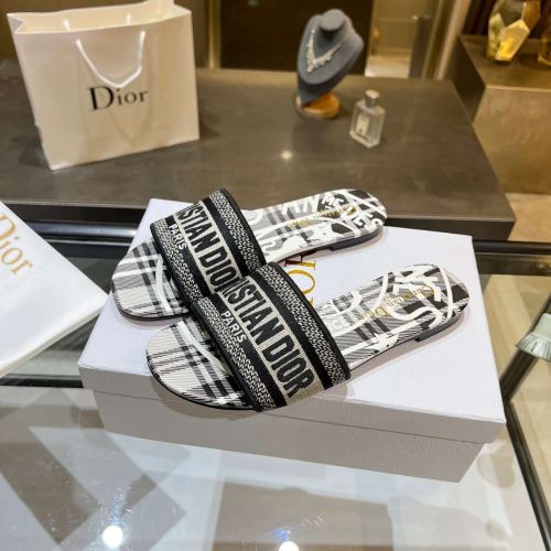 Dior women slippers 1：1 quality-131