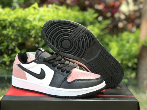 Authentic Air Jordan 1 Low OG “Bleached Coral”  GS