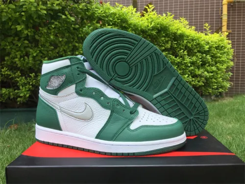 Authentic Air Jordan 1 High  Gorge Green   GS