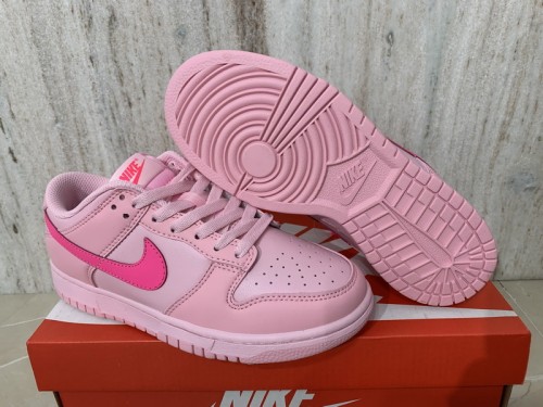 Authentic Nike Dunk Low “Triple Pink” Women Shoes