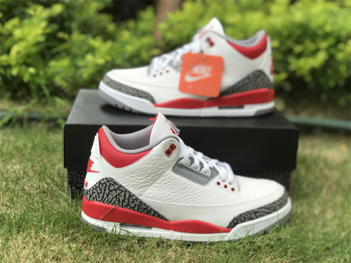 Authentic Air Jordan 3 OG “Fire Red”