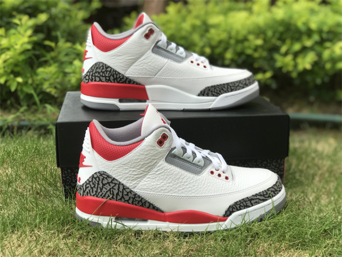 Authentic Air Jordan 3 OG “Fire Red”