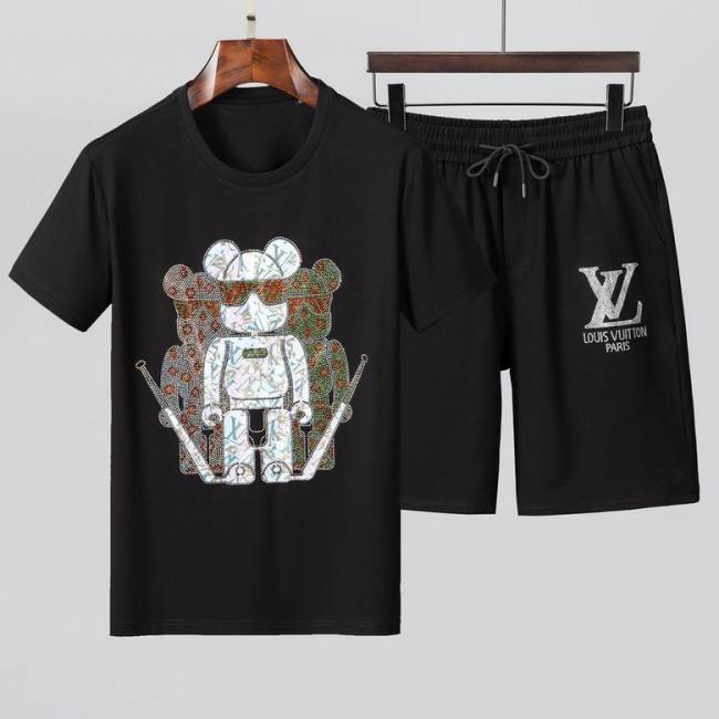 LV short sleeve men suit-169(M-XXXXL)