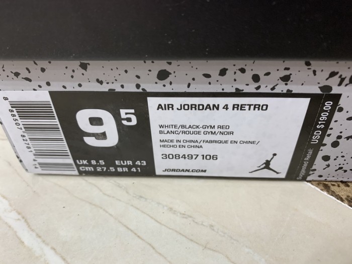 Authentic Air Jordan 4 “Alternate 89”(restock)
