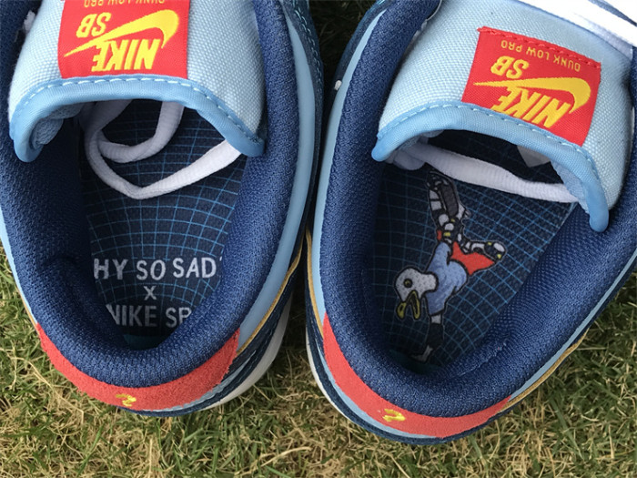 Authentic Why So Sad？x Nike SB Dunk Low