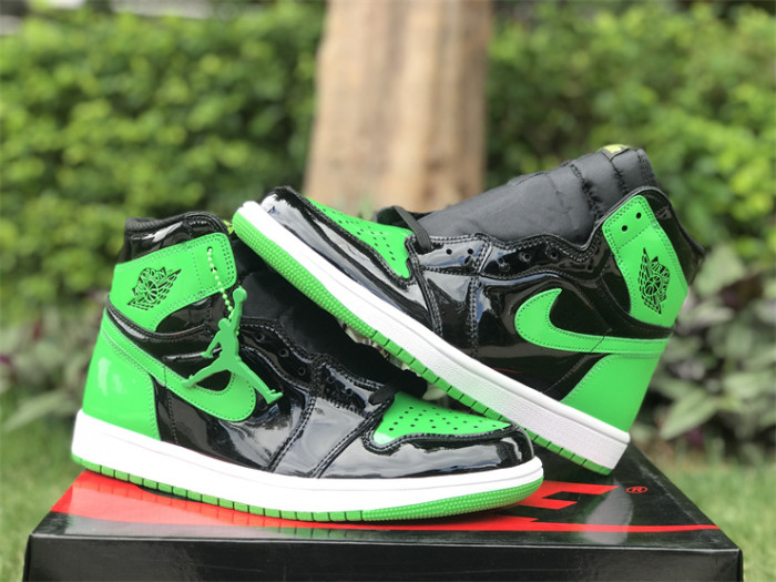 Authentic Air Jordan 1 High OG Green Patent