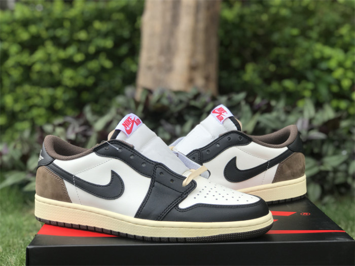 Authentic Travis Scott x Air Jordan 1 Low Dark Mocha