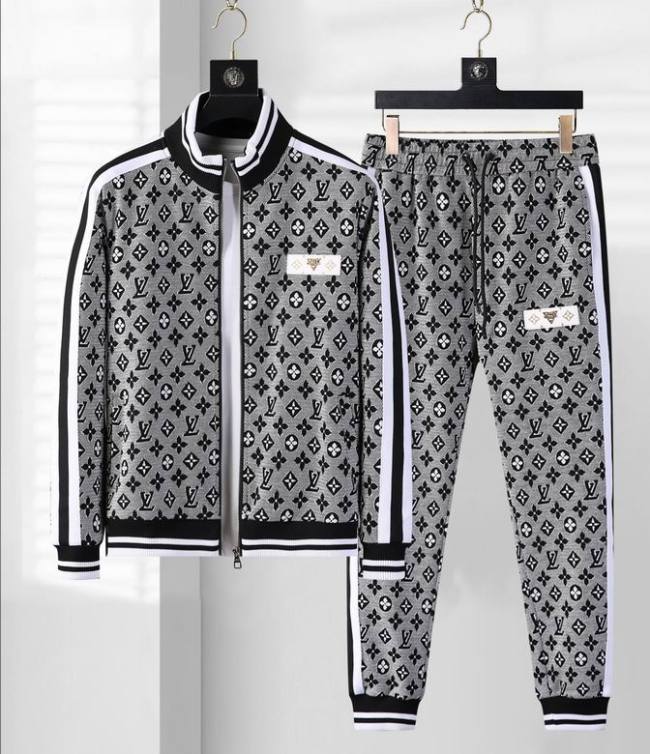 LV long sleeve men suit-527(M-XXXL)