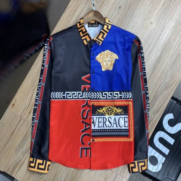 Versace long sleeve shirt men-263(M-XXXL)