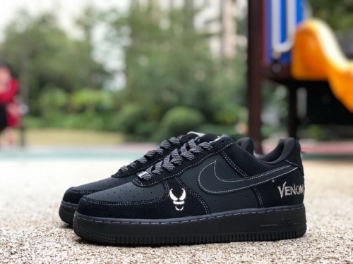 Authentic Nike Air Force 1 '07  Low Black