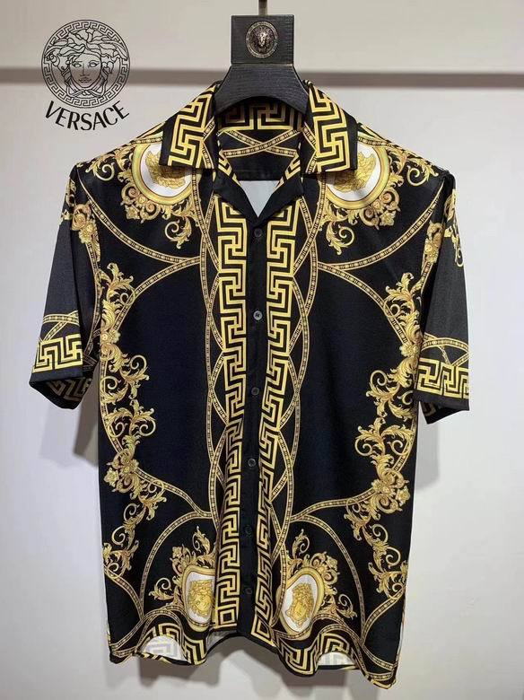 Versace short sleeve shirt men-082(S-XXL)