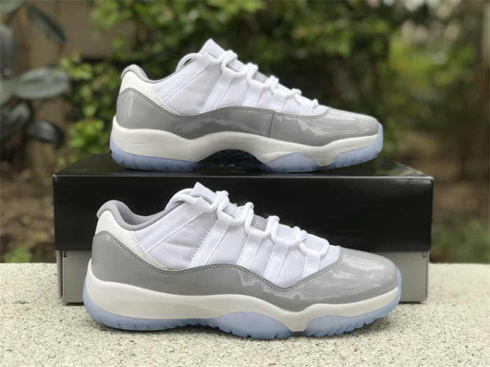 Authentic Air Jordan 11 Low “Cement Grey” 2.0