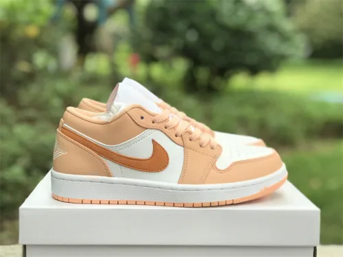 Authentic Air Jordan 1 Low “Sunset Haze”  Women Shoes