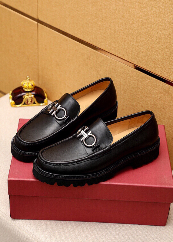 Ferragamo Men shoes 1：1 quality-393