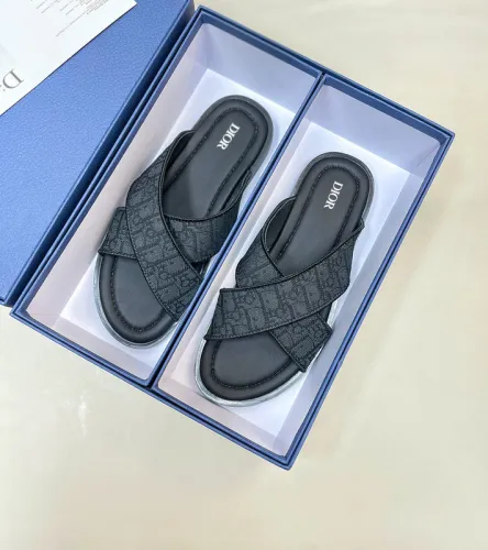 Dior men slippers1：1 quality-113