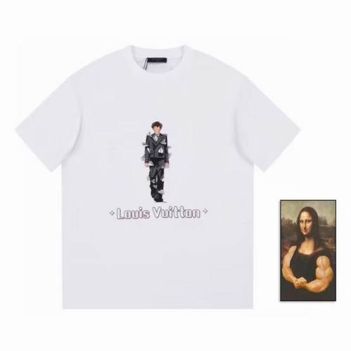 LV  t-shirt men-3699(XS-L)