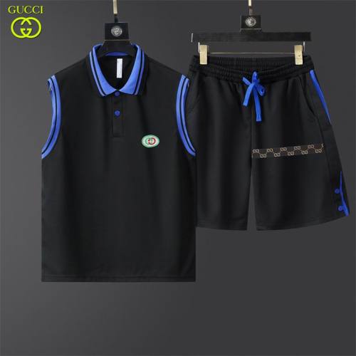 G short sleeve men suit-527(M-XXXL)