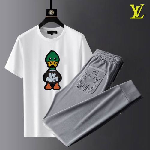 LV short sleeve men suit-252(M-XXXL)
