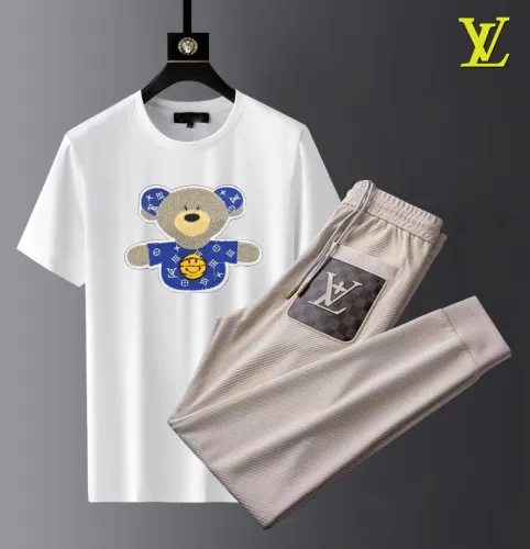 LV short sleeve men suit-261(M-XXXL)