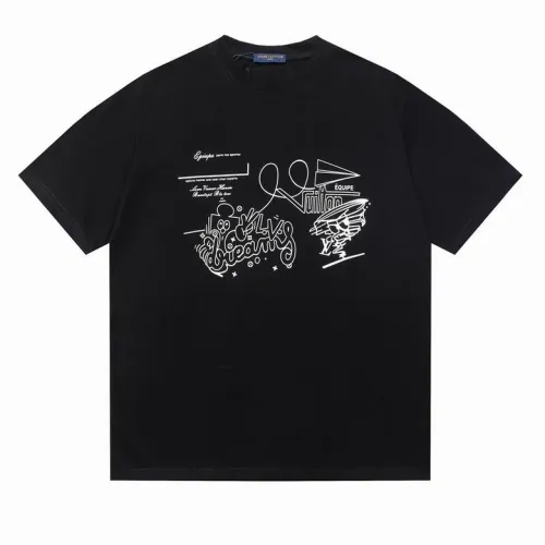 LV  t-shirt men-3821(M-XXL)