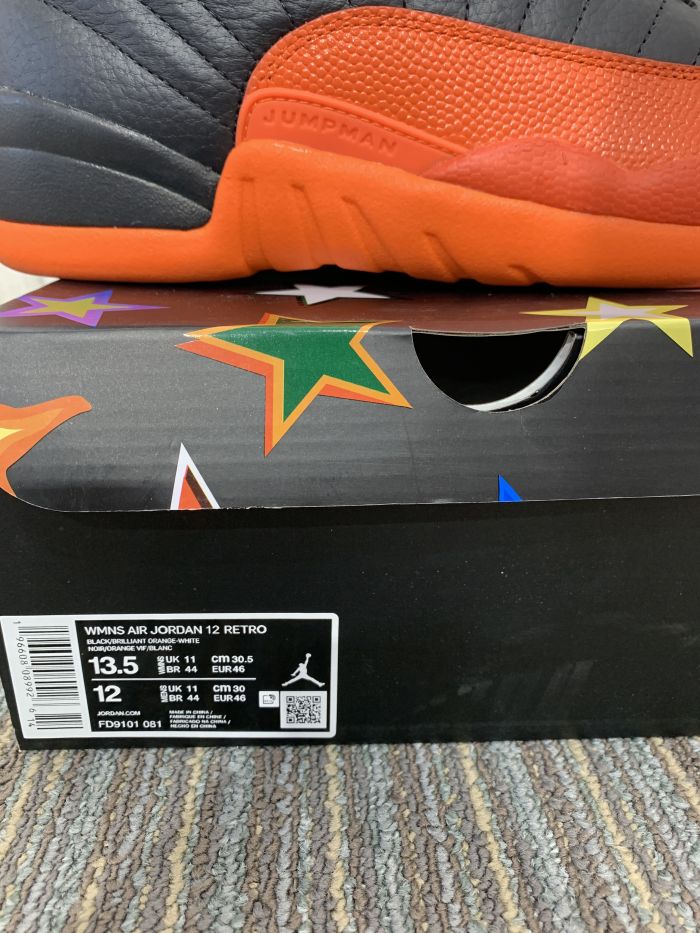 Authentic Air Jordan 12 “Brilliant Orange”