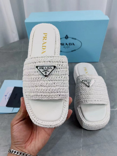 Prada women slippers 1：1 quality-045