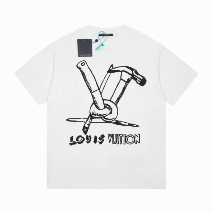 LV  t-shirt men-4596(XS-L)