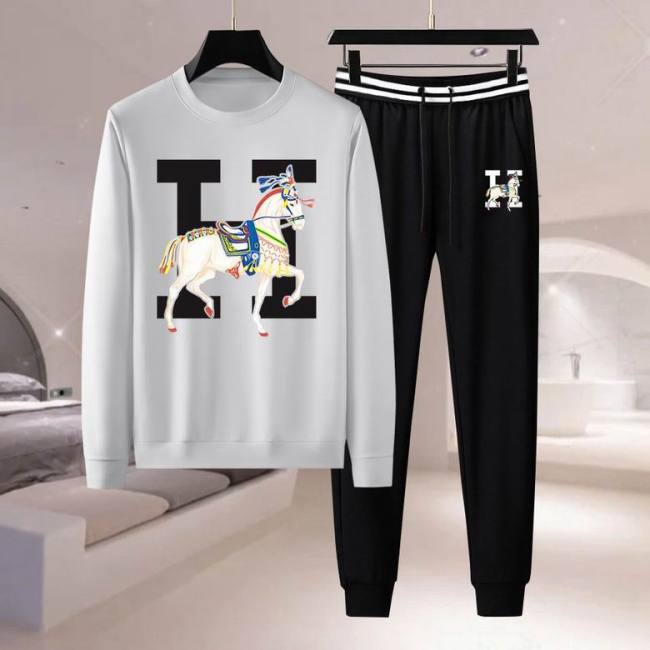 Hermes long sleeve men suit-047(M-XXXXL)